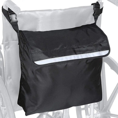 Wheelchair Backpack Bag Adjustable Shoulder Strap Large Capacity Wheel Chair And Walker Accessories Side Storage Bags