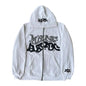 Ladies Hoodies Zip Front Hip-Hop Long Sleeve For Men Women Women Hip-Hop Long Sleeve Graffiti Street Fashion Casual 3D Printed