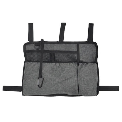 Walker Bag with Cup Holder Wheelchair Side Bag Waterproof Armrest Side Storage Bag for Adult Folding Walkers