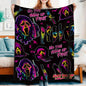 Halloween Horror Movie Blanket,Halloween Small Blanket,Soft Flannel Bed Blanket Living Room Sofa Bedroom Decoration Gift