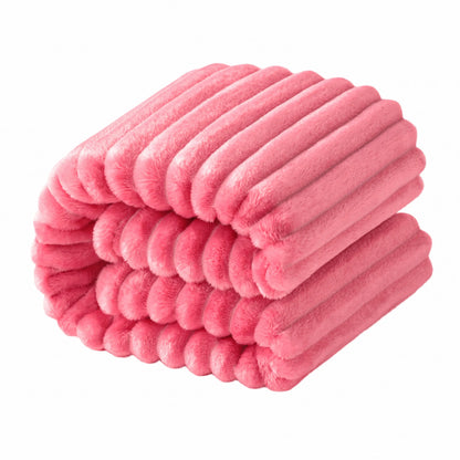 Ntbay Plush Flannel Fleece Blanket, Soft Lightweight Fuzzy Luxury Bed Blanket for Couch Sofa Bed
