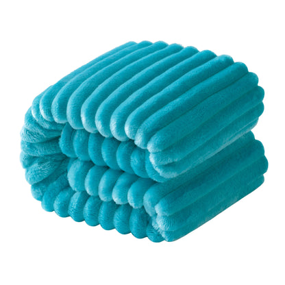 Ntbay Plush Flannel Fleece Blanket, Soft Lightweight Fuzzy Luxury Bed Blanket for Couch Sofa Bed
