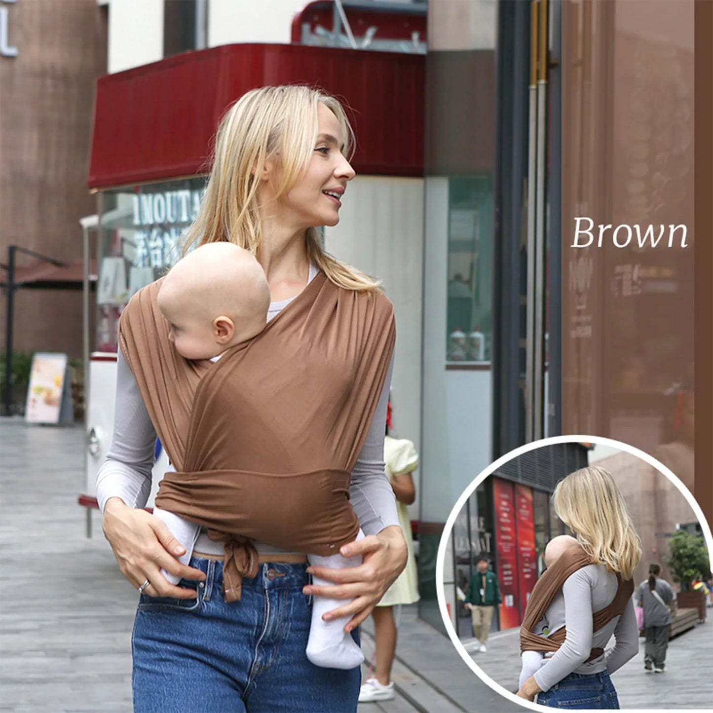 Make Your Own Night Light Baby Wrap Hands Baby Sling All In 1 Design Easy To Wear Soft & Stretchy Baby For Newborns 10 Or Less